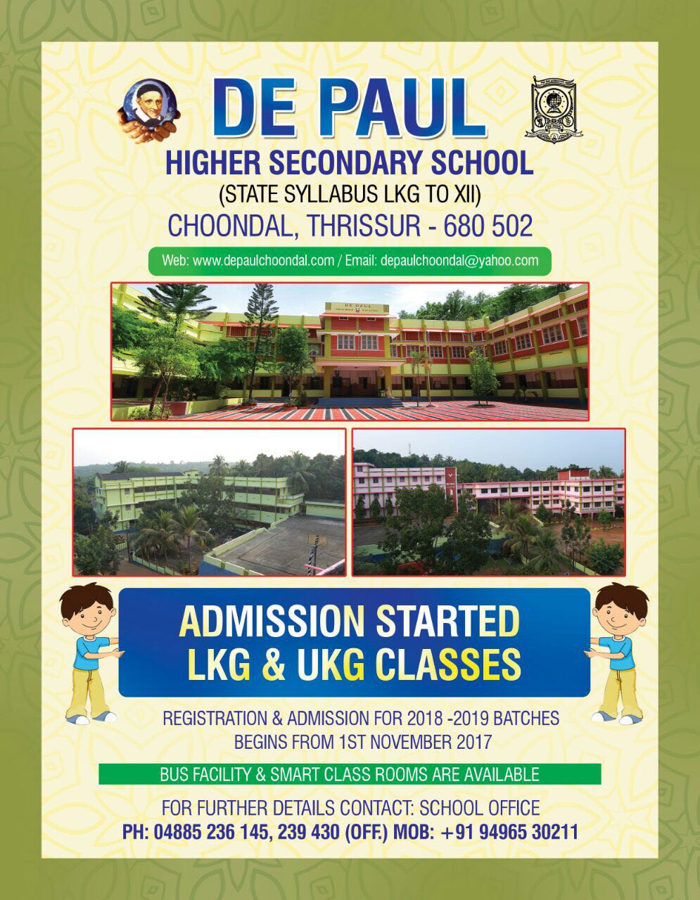 LKG ADMISSIONS OPENED 2018- 2019